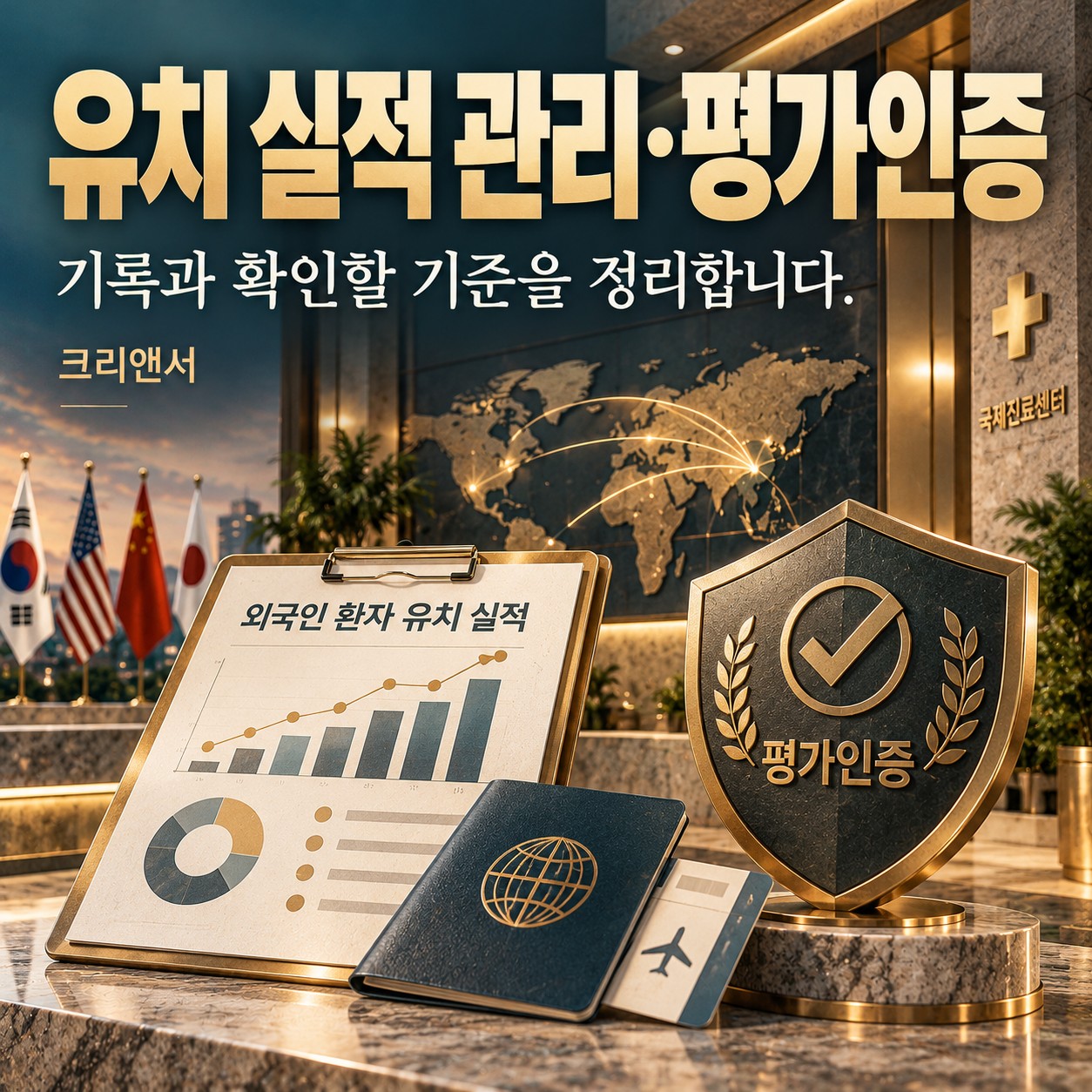 외국인 환자 유치 실적 관리와 평가인증
